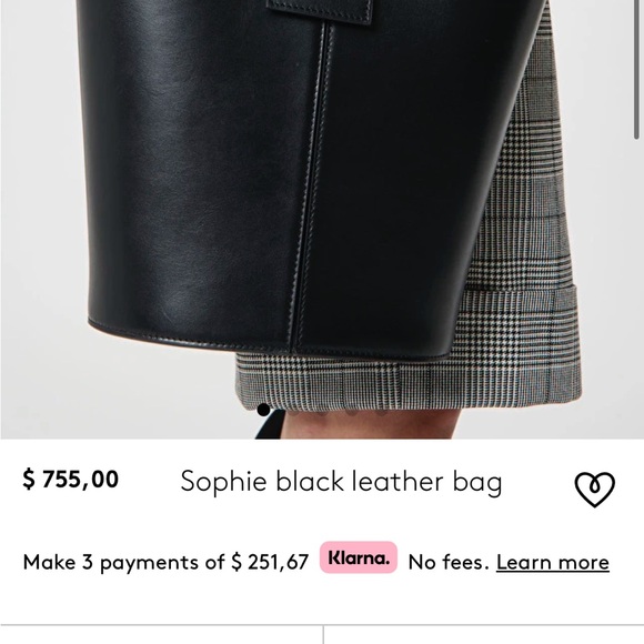 Tara Jarmon Sophie Classic Bucket Bag - Picture 10 of 10
